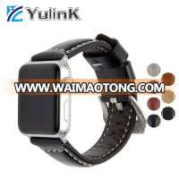 High Quality Retro Genuine leather Strap for apple watch leather 38mm 42mm for iwatch bands strap